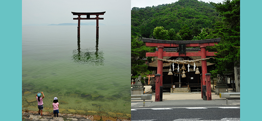 ビワイチと白髭神社＠滋賀高島市