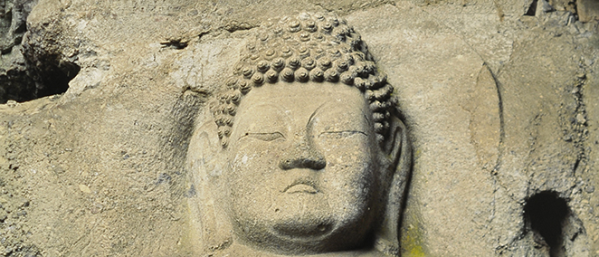 神仏習合の地の熊野磨崖仏＠大分国東半島