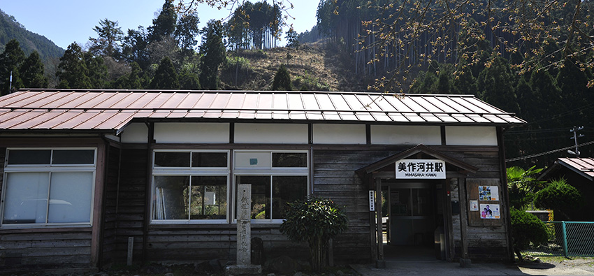 近代化産業遺産除雪車転車台＠岡山美作河井駅