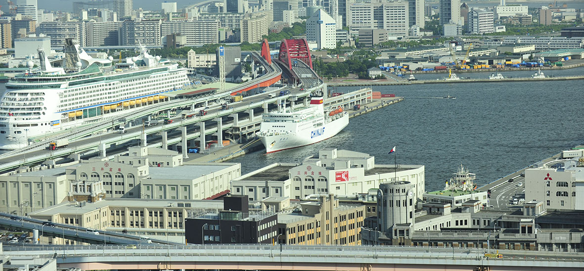 日本一には魅力がある、日本一短い国道174号＠神戸港