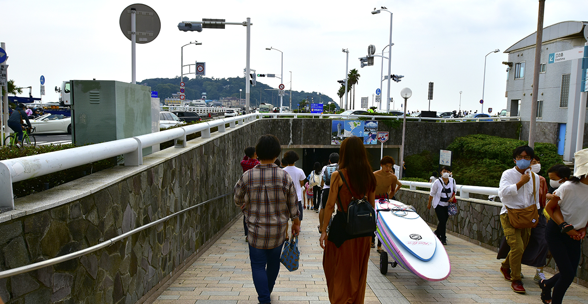 湘南海岸＞江の島海岸＞片瀬海水浴場
