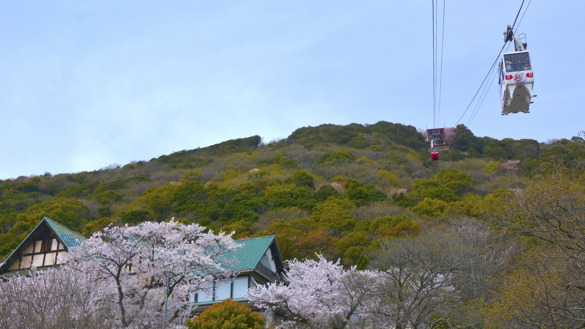 須磨浦山頂遊園地へロープウェイで+カーレーター+リフト＠Go to　Hyogo