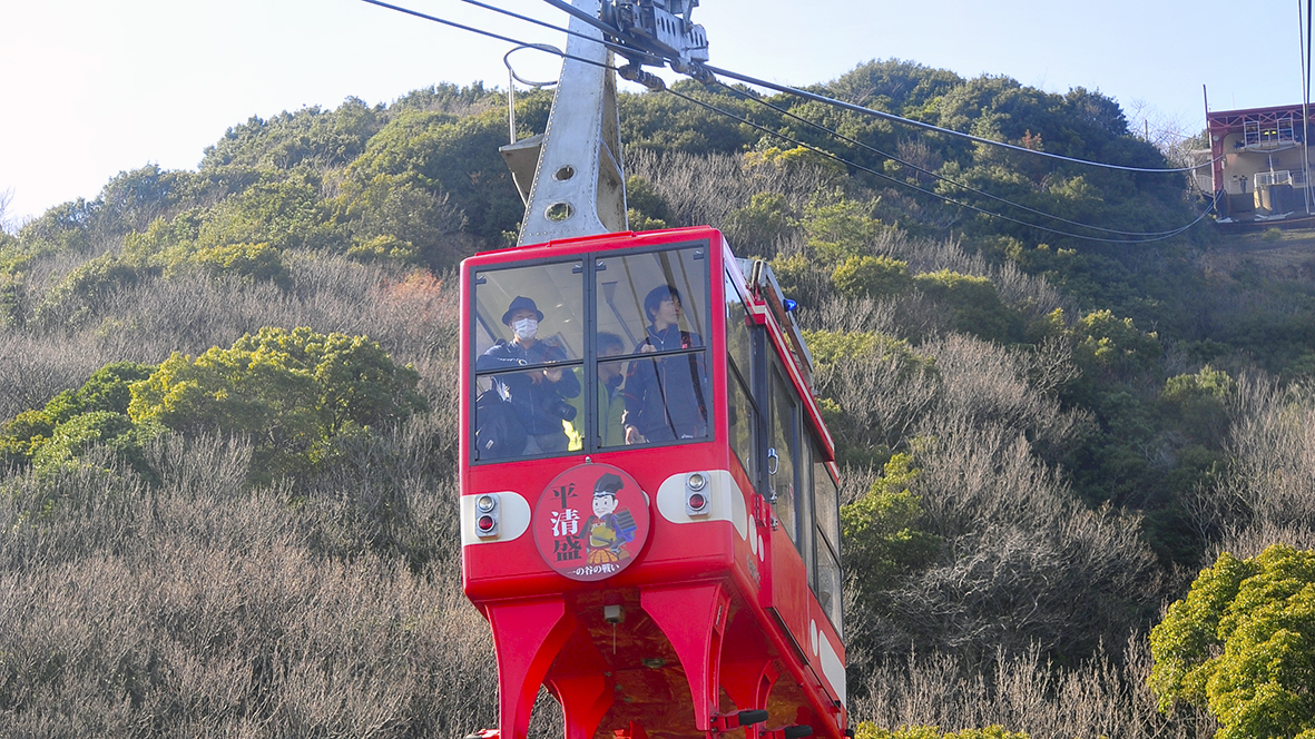 須磨浦山頂遊園地へロープウェイで+カーレーター+リフト＠Go to　Hyogo