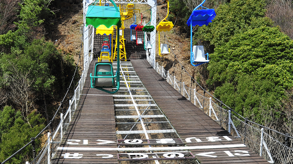 須磨浦山頂遊園地へロープウェイで+カーレーター+リフト＠Go to　Hyogo