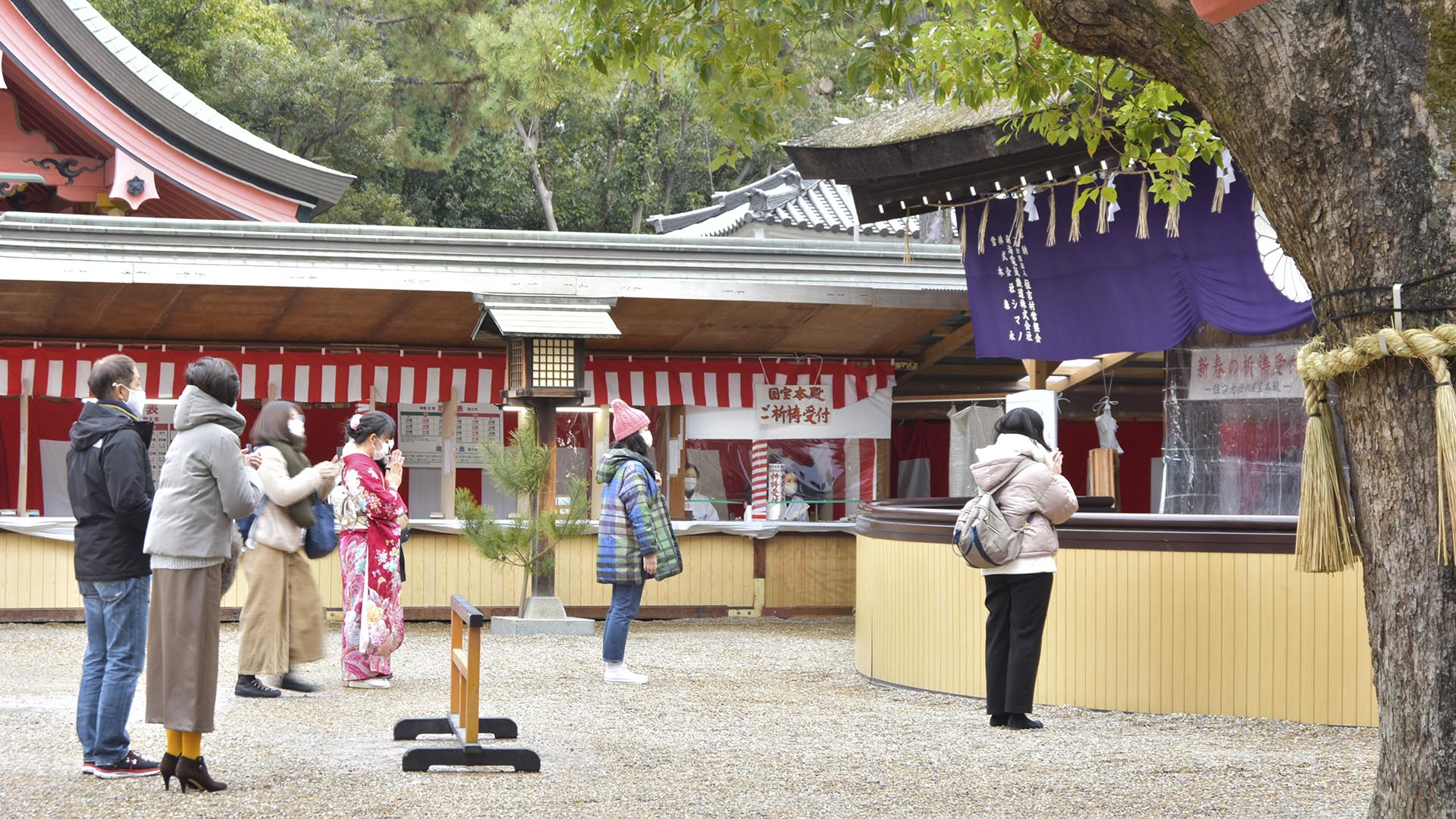 住吉大社第一本宮。御祭神は住吉大神の表筒男命/うわつつのおのみこと