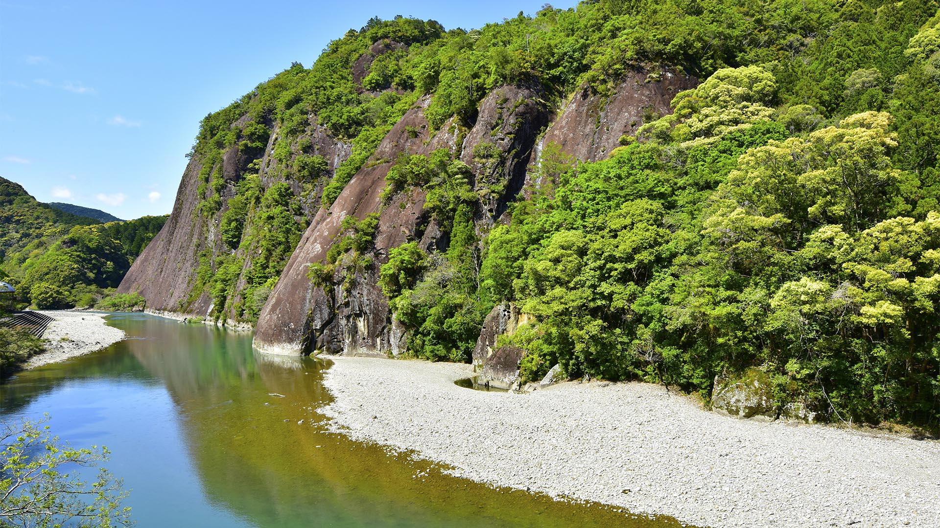 ど肝を抜く、古座川一枚岩@和歌山