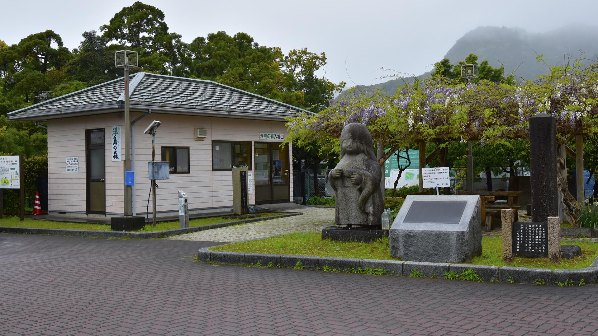 浮島伝説・信仰の対象、池に浮かぶ島「新宮藺沢浮島植物群落」