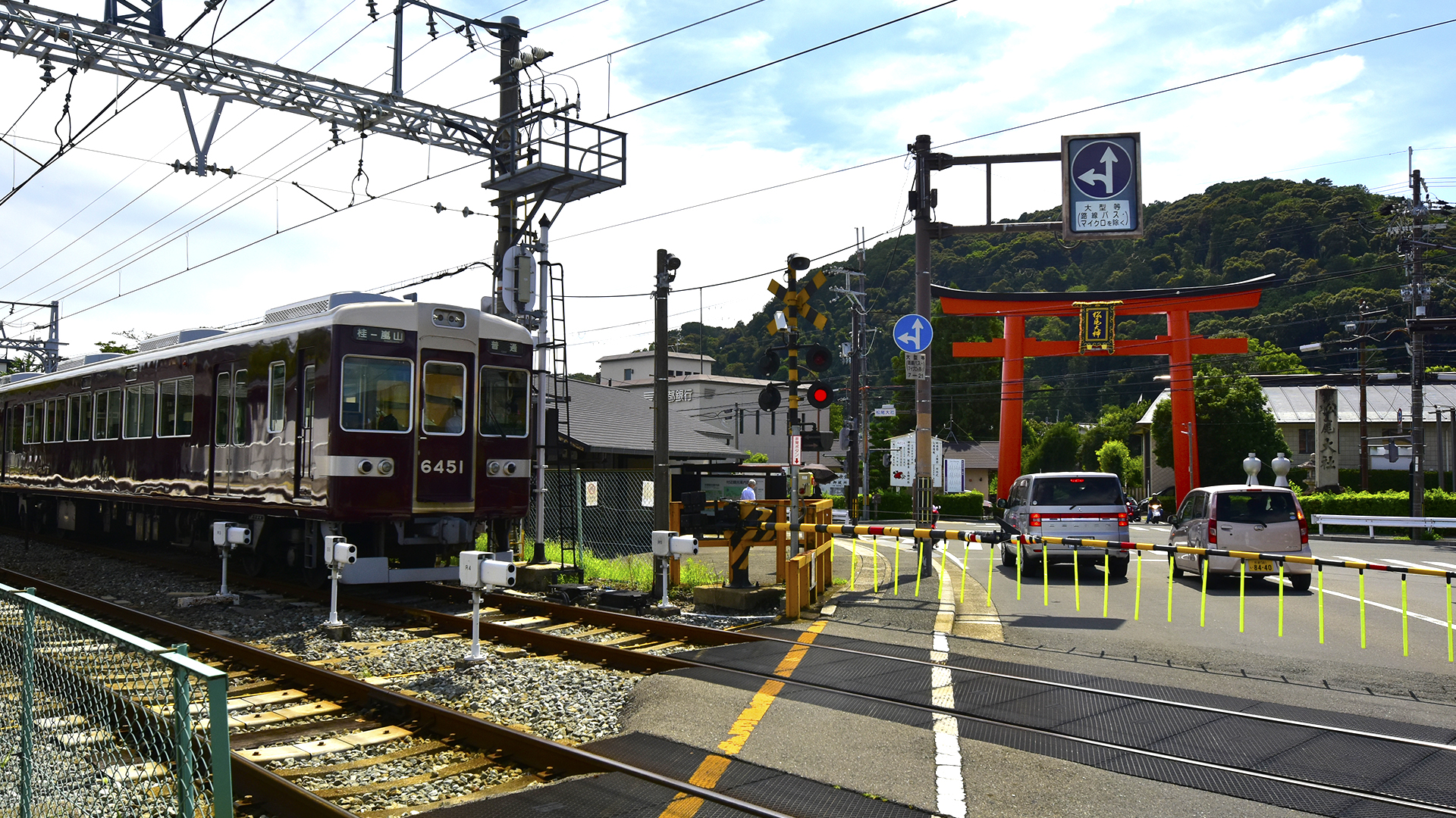 阪急嵐山線「松尾大社駅」＠嵐山松尾大社